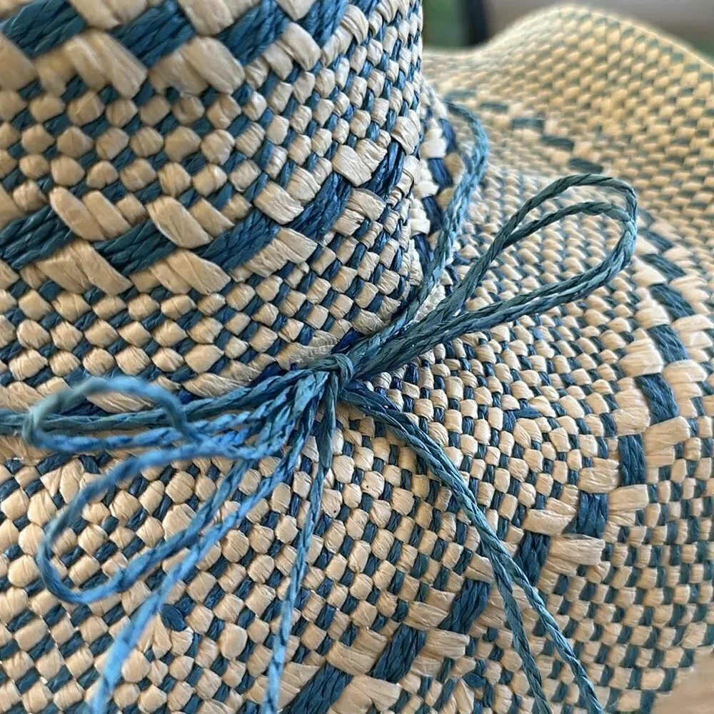 Royal Resortwear Paper Wide Brim Hat 58cm